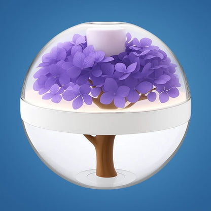 Compact Aroma Diffuser with Night Light and Humidifier