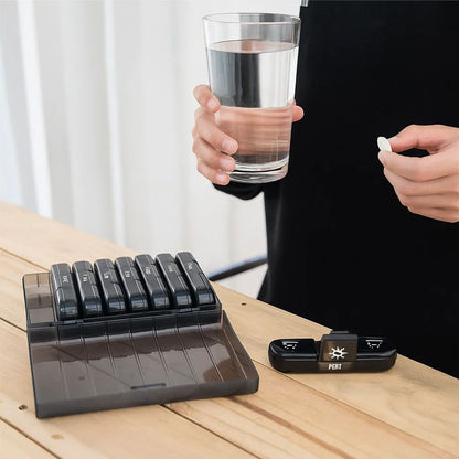 Daily Pill Box - Easy Open Large Capacity Organizer