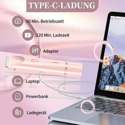 Professional 2 in 1 Hair Trimmer for Ladies