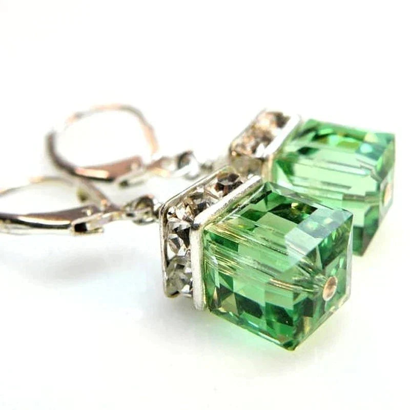Gorgeous Green Gemstone Earrings