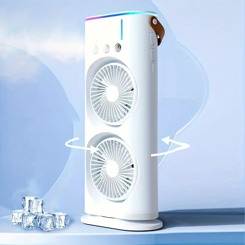Compact Dual Cooling Air Conditioner Fan - Befez