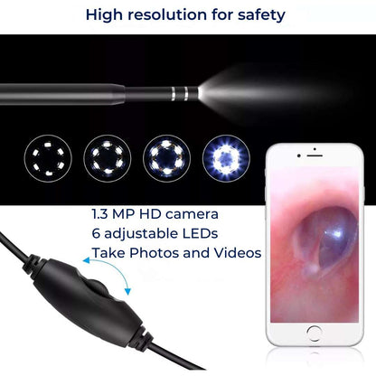 Advanced Ear Scope with HD Camera and Wax Removal