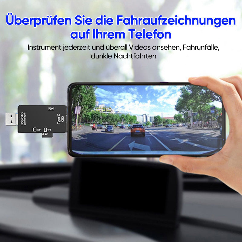 Multi-Function 6-in-1 Memory Card Reader