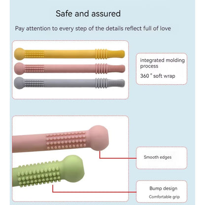 Soft Baby Teether Tubes Set