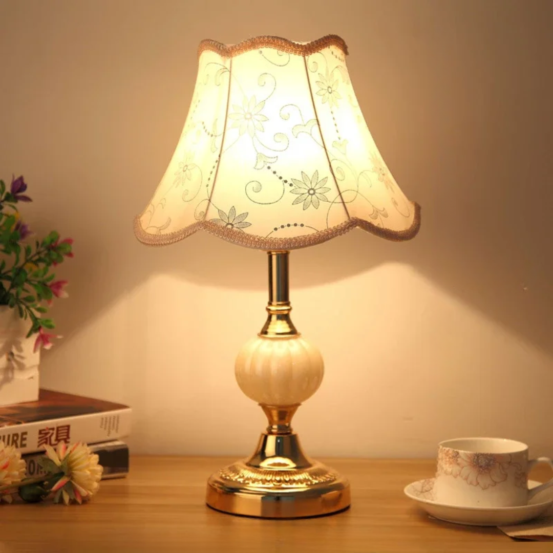 Rustic Nordic Wooden Desk Lamp