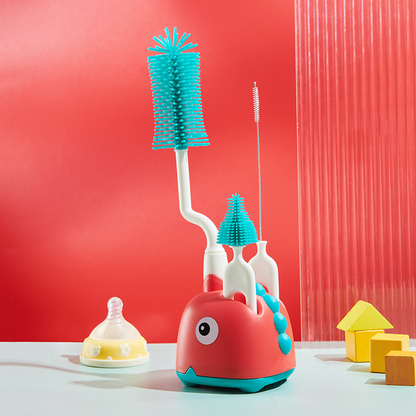 Baby Bottle Cleaner Brush Set with Storage Case