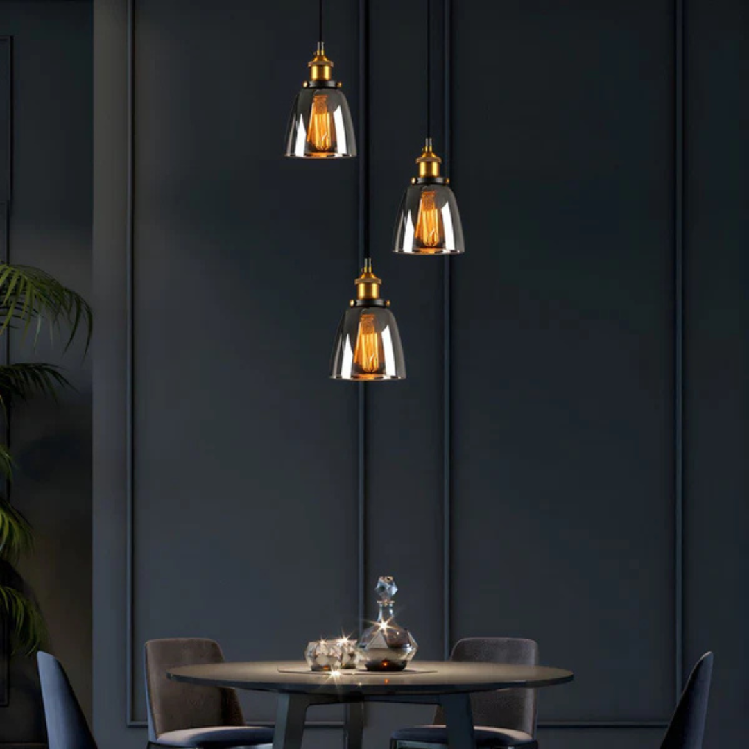 Classic Glass Pendant Light for Dining Room