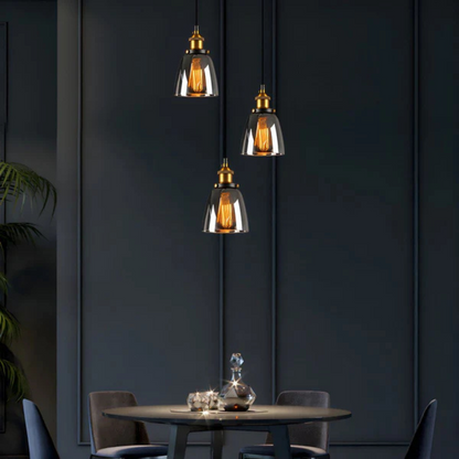 Classic Glass Pendant Light for Dining Room