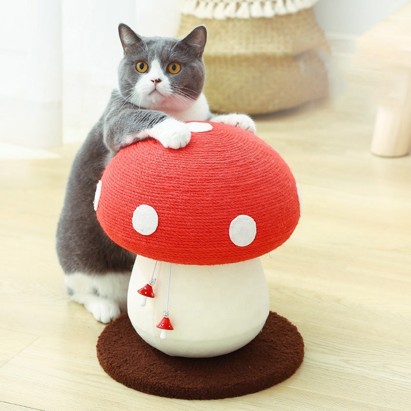 Natural Fiber Fungi Cat Scratcher Tower