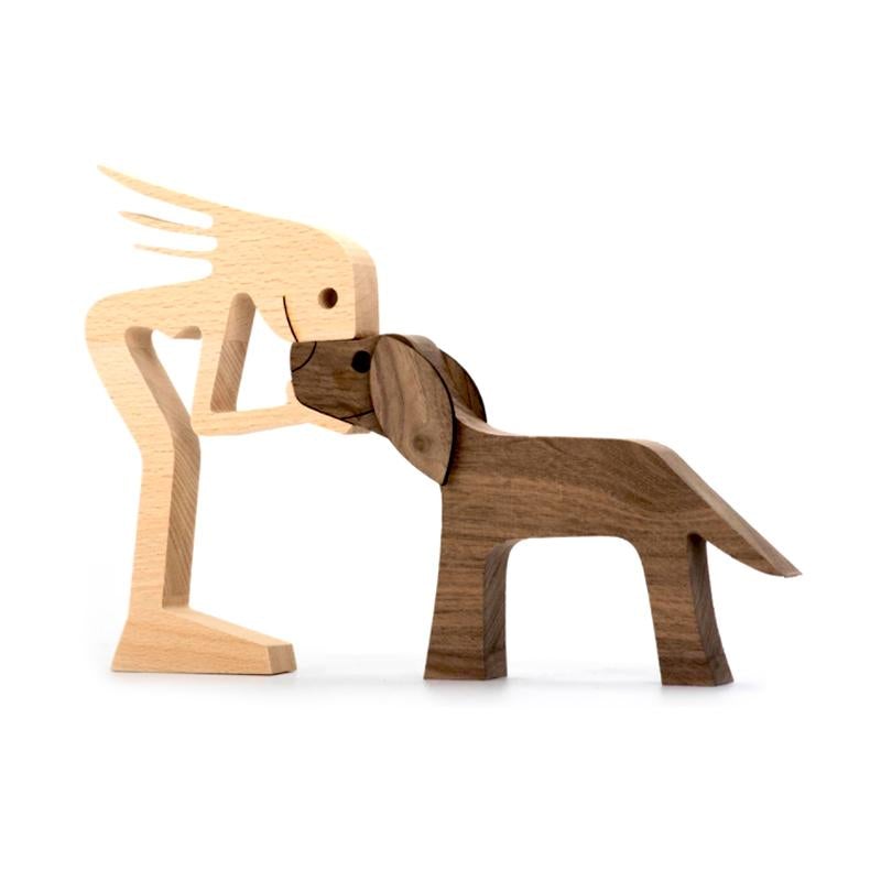 Cute Animal Figurine Wooden Table Decor - Befez