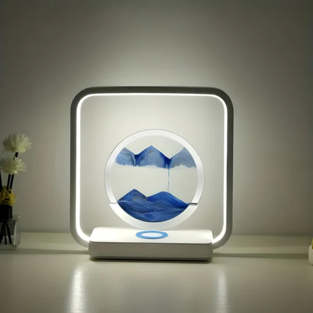 Colorful LED Table Night Lamp with Moving Sand - Befez