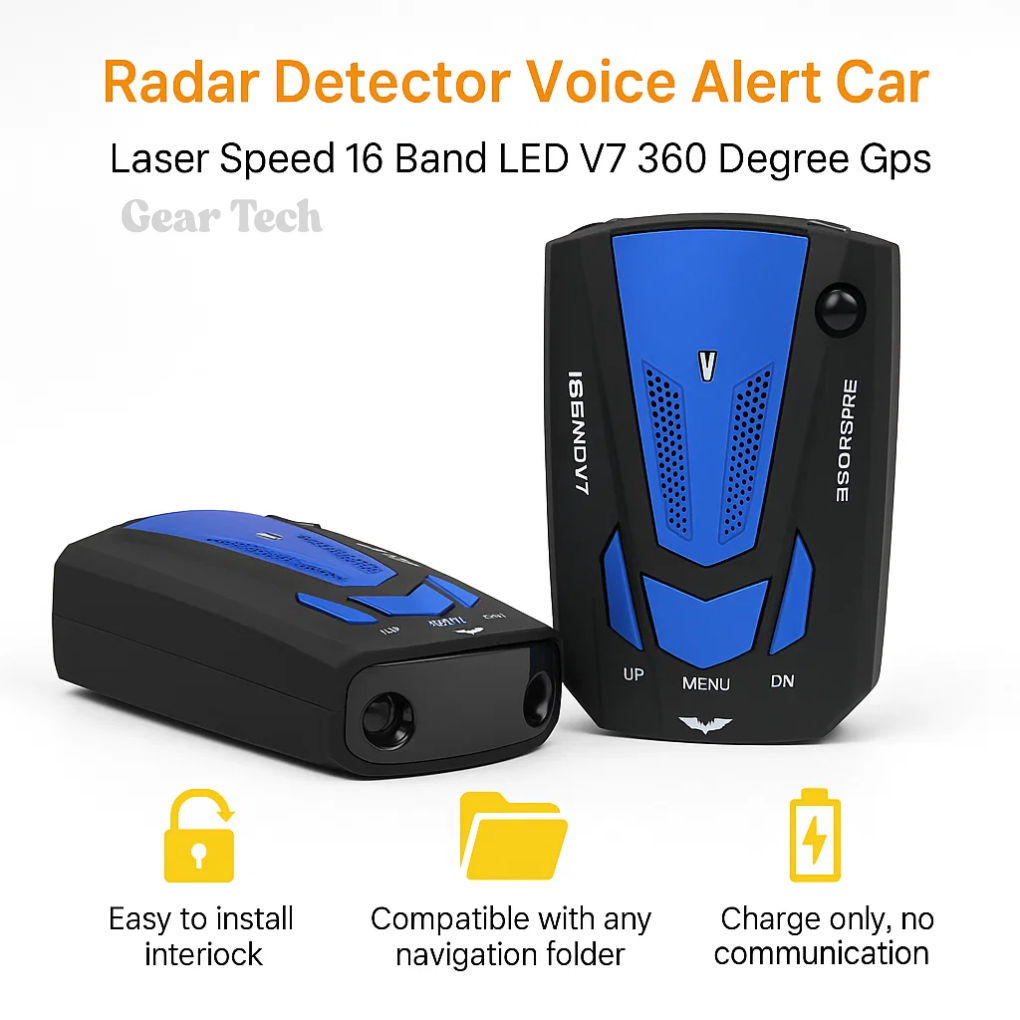 Advanced UK Radar Detector with Long Range Alert System