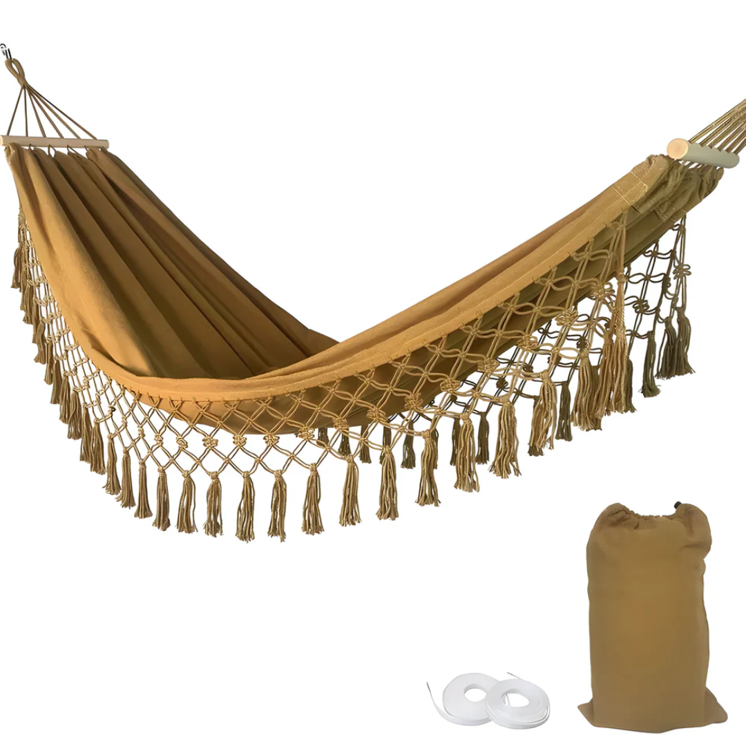 Soft Cotton Bohemian Hanging Hammock - Befez