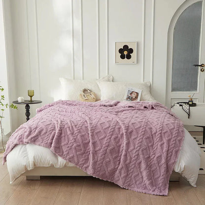 Soft Wool Blanket for Bed