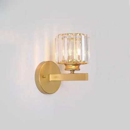 Luxury Sparkle Crystal LED Wall Light