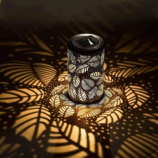 Befez | Garden Solar Powered Lantern with Leaf Design - Befez