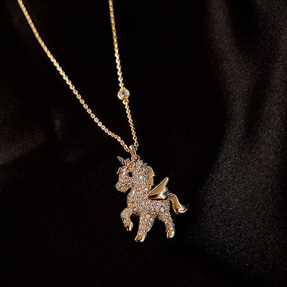 Cute Unicorn Pendant Necklace