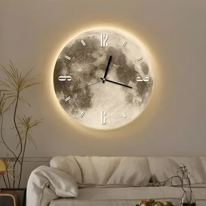 Stylish Lunar Wall Clock