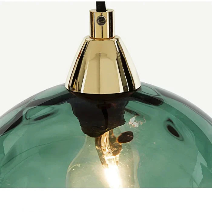 Clear Glass Globe Hanging Light