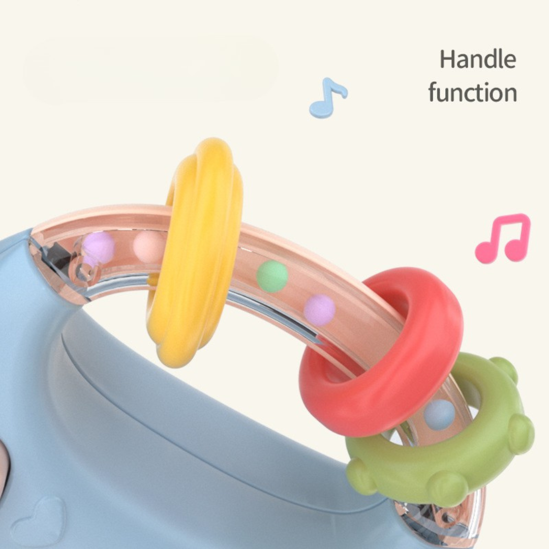 Soothing Baby Pacifier with Teether and Rattle Toy