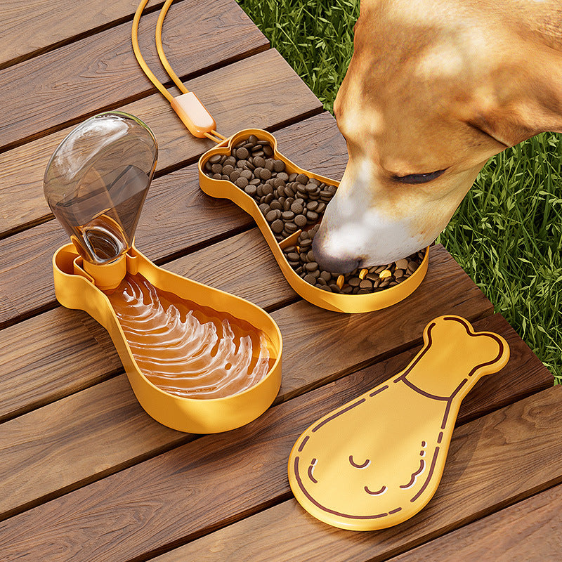 Portable 2-in-1 Baby Feeding Set - Fun Chicken Design - Befez