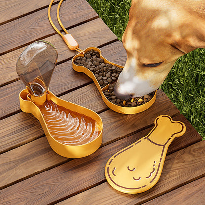 Portable 2-in-1 Baby Feeding Set - Fun Chicken Design - Befez