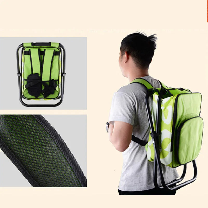 Portable Cooler & Foldable Stool Set