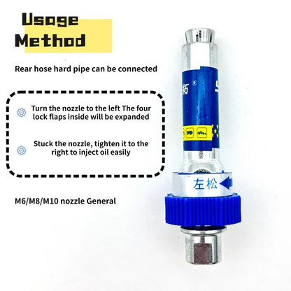 Strong Grease Gun Coupler - Universal Heavy Duty Adapter