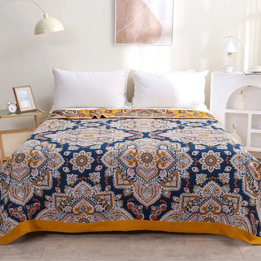 Soft Cotton Throw Blanket