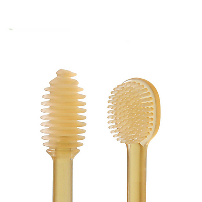 Soft Baby Silicone Toothbrush Kit with Travel Case