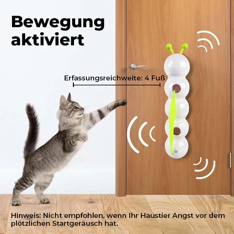 Fun Electronic Cat Toy Worm Teaser