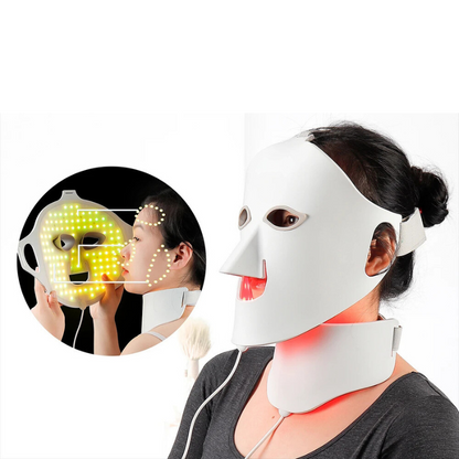 LED Face Mask with 7 Color Lights for Skin Care - Befez