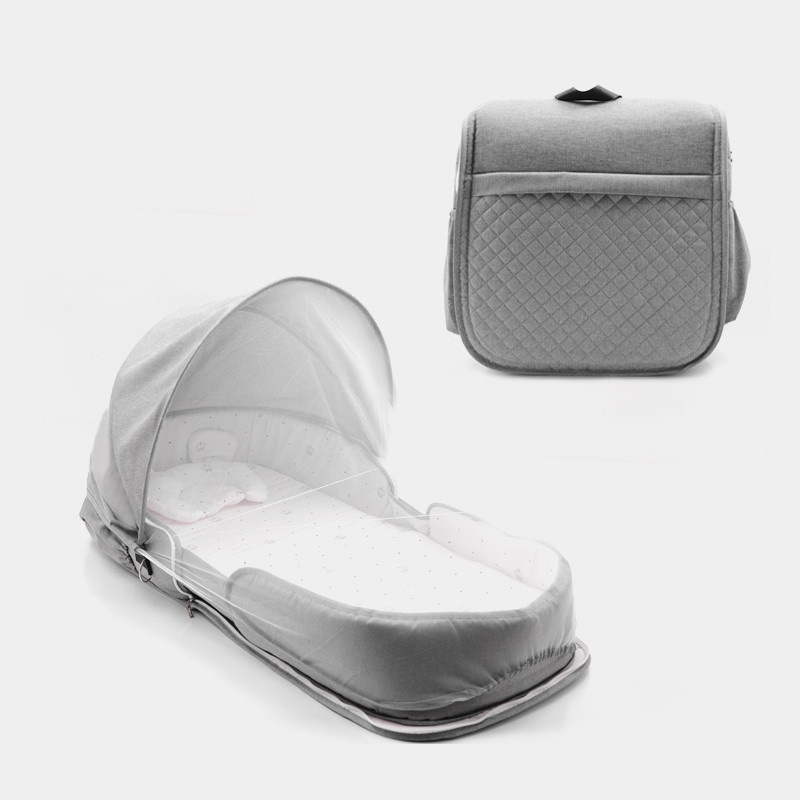Baby Portable Travel Bed with Diaper Bag