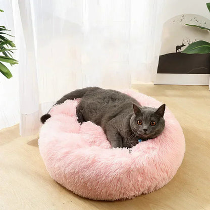 Plush Kitty Pet Bed Cushion