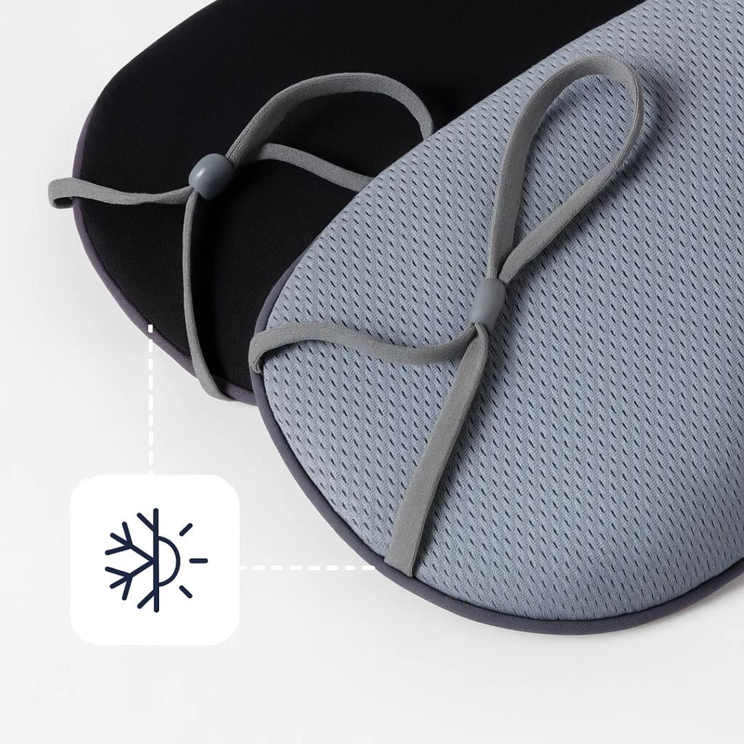 Thermal Reversible Blackout Mask for Sleep
