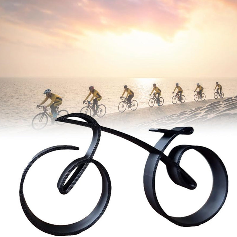 Slim Iron Bike Figure Decoration