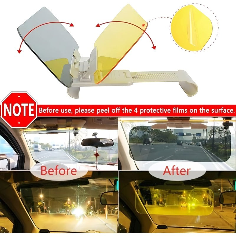 Premium Sun Visor Extender for Day and Night Driving