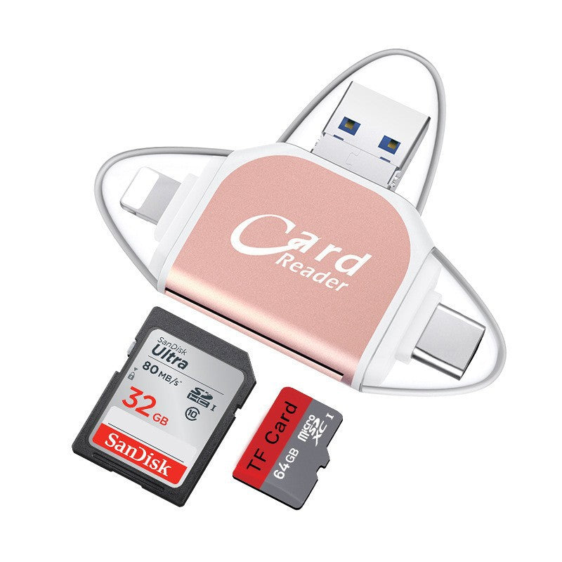 Versatile 4-in-1 Multiport SD Card Adapter - Befez