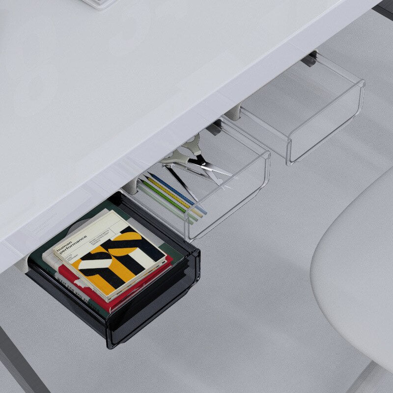 Clear Desk Adhesive Drawer Organizer