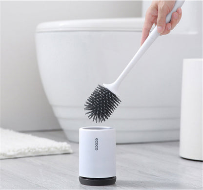 Soft Grip Toilet Brush with Storage Holder - Befez