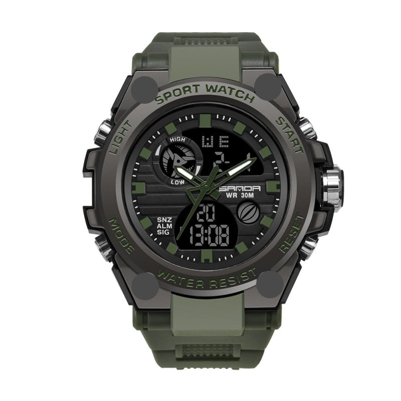 Waterproof LED Sports Watch for Men