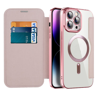 Slim Magnetic Phone Flip Cover Case