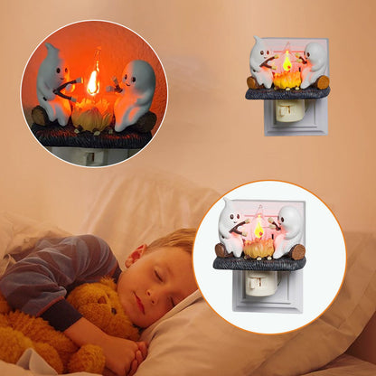 Cozy Electric Fireplace Lamp