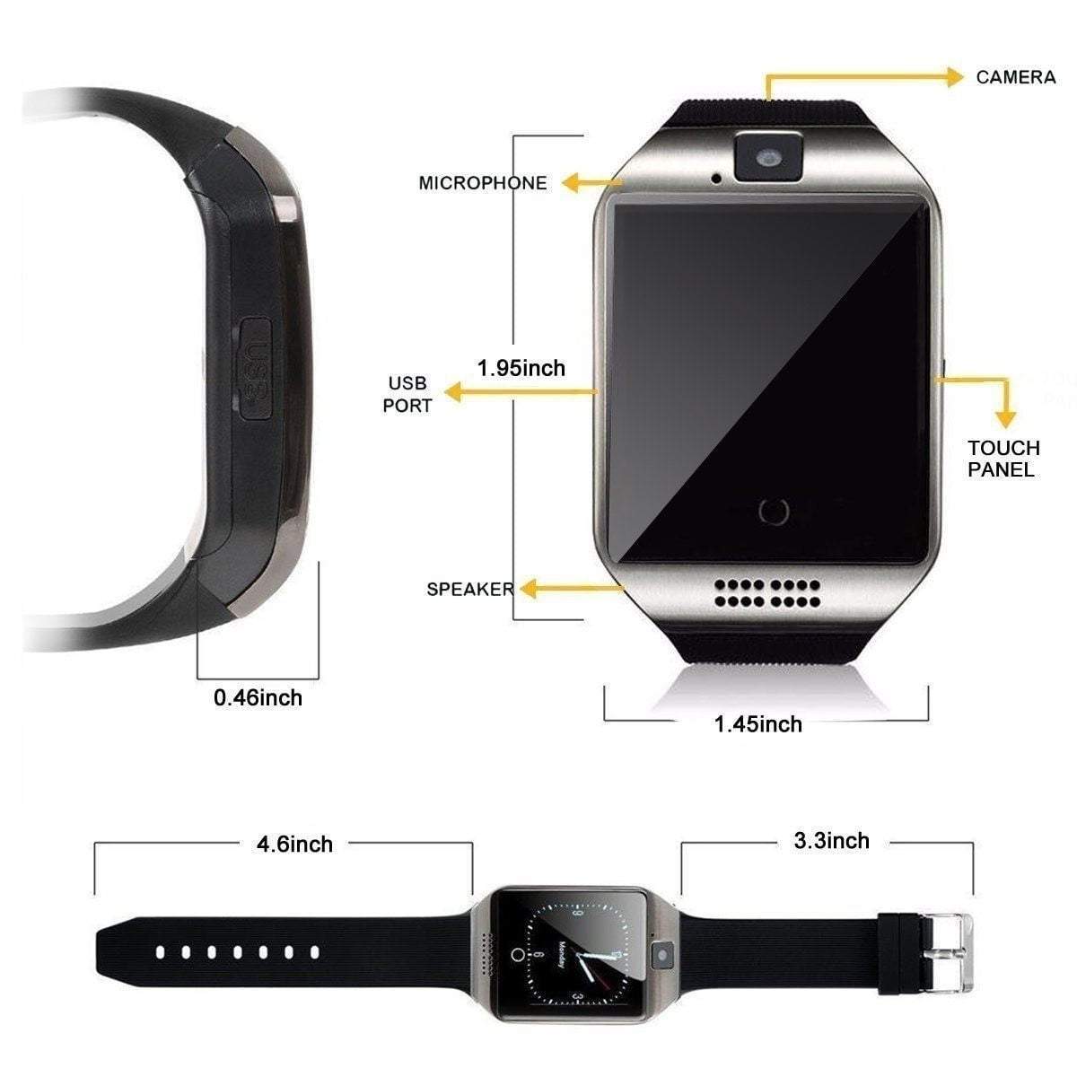 Smart Fitness Tracker Watch with Pedometer