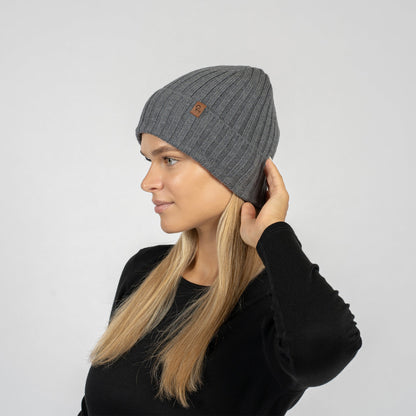 Soft Merino Wool Beanie for Women