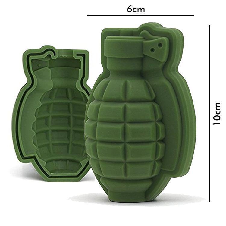 Realistic 3D Grenade Silicone Mold