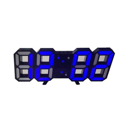 Slim Digital LED Wall Clock with Dimmer Function
