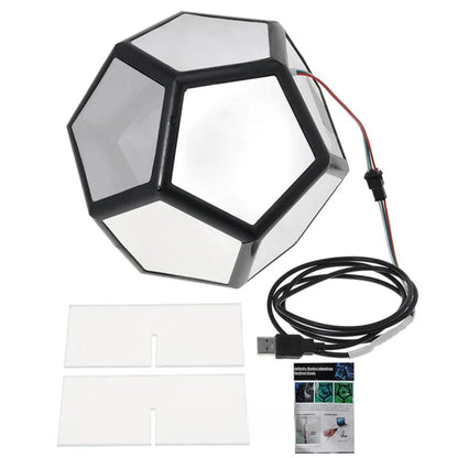 Colorful 3D LED Orb Lamp with Depth Effect