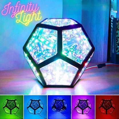 Colorful 3D LED Orb Lamp with Depth Effect