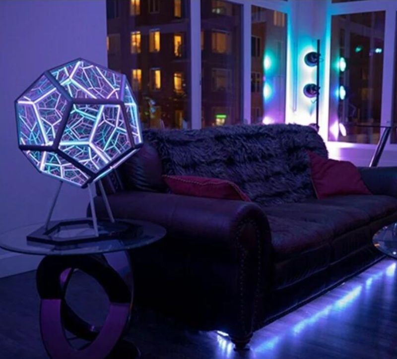 Colorful 3D LED Orb Lamp with Depth Effect - Befez